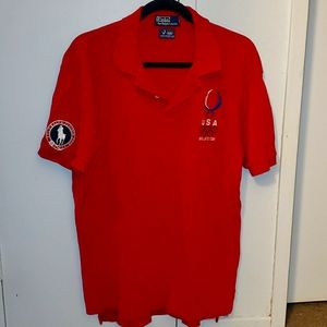 L vintage 08 Olympics Mens Polo by Ralph Lauren